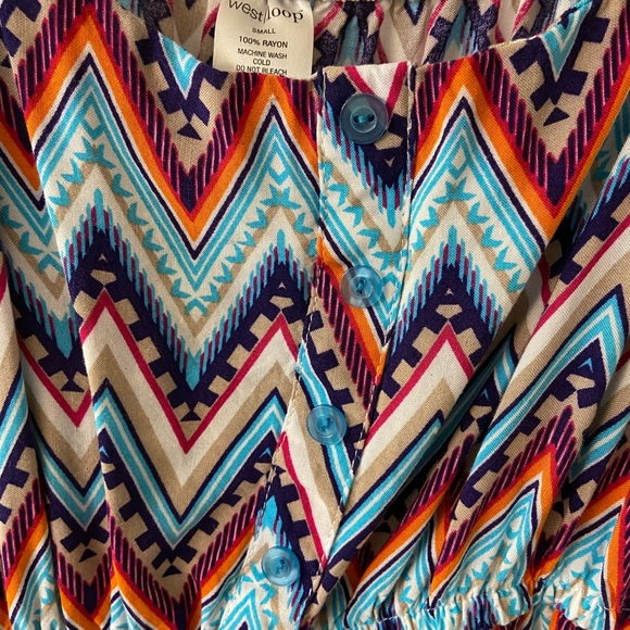 Aztec Striped Dress - Picture 2 of 4